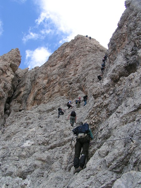 FERRATA TOMASELLI NA FANISSPITZE 2989 M